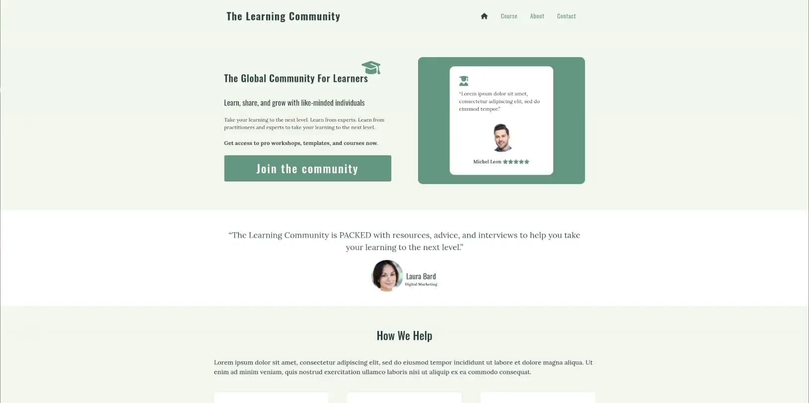 Membership Website